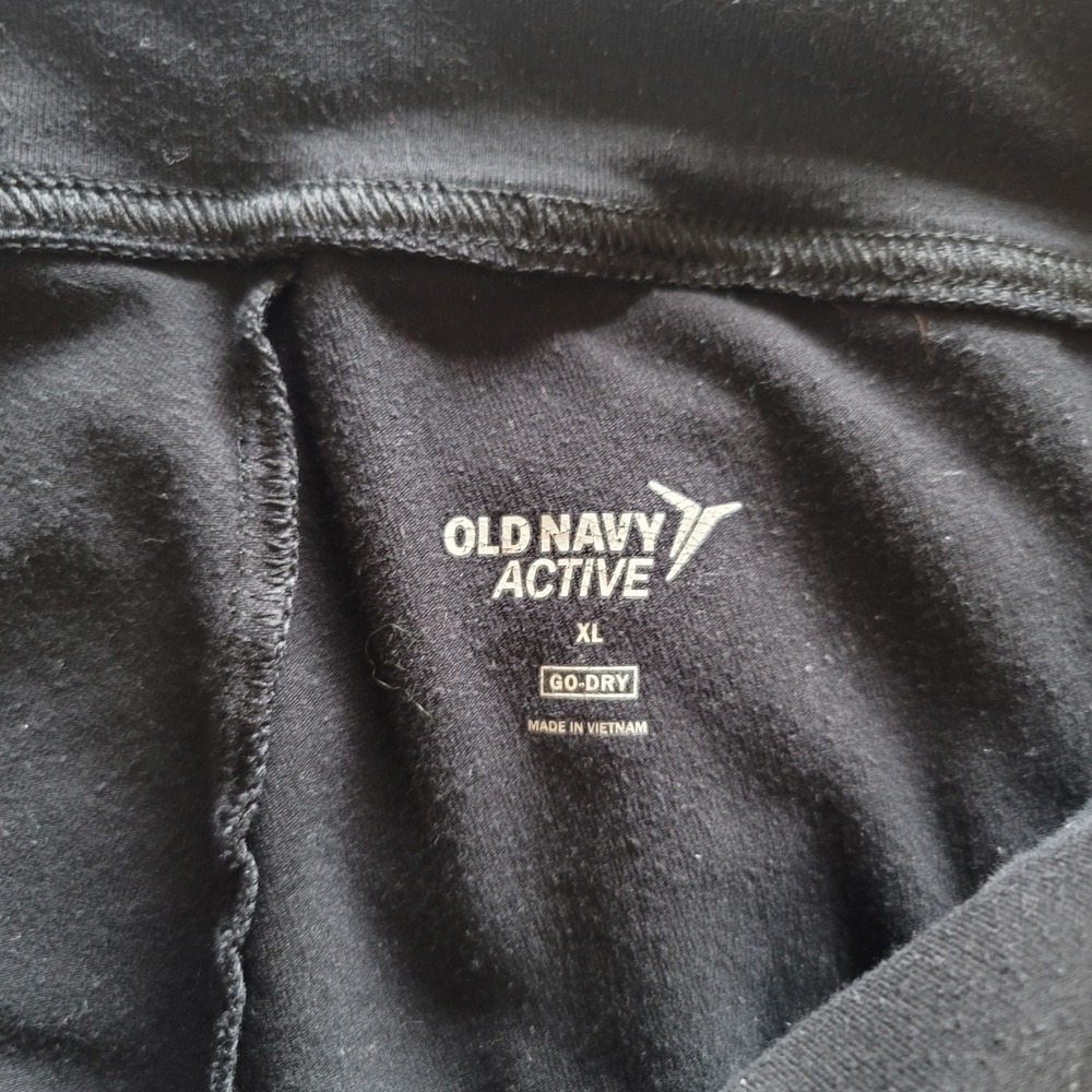 Old Navy Active Womens XL Black Bootcut & Olive Green Wideleg Yoga Foldover Pant - Picture 6 of 9
